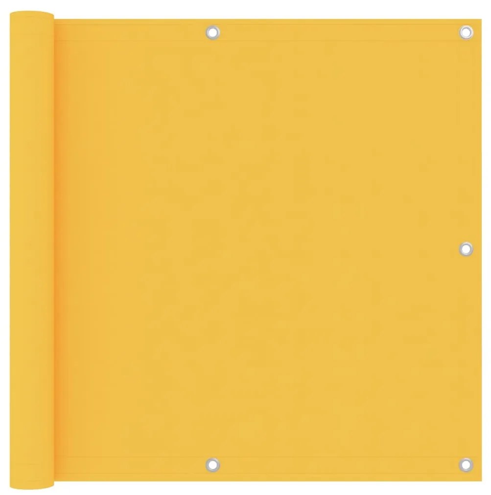 Tela de varanda 90x600 cm tecido Oxford amarelo
