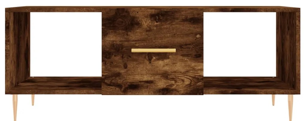 Mesa de centro 102x50x40 cm derivados madeira carvalho fumado