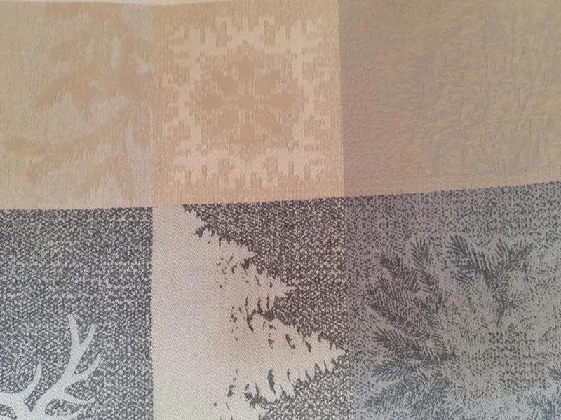 NATAL - Toalha de mesa Fateba rectangulares em 100% algodão jacquard: 1 Toalha de mesa 150x250 cm