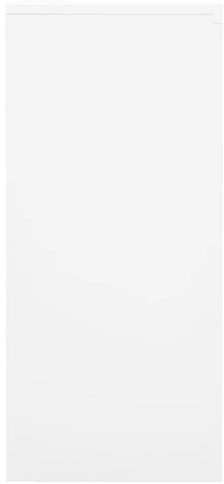 Armário de escritório c/ porta deslizante 90x40x90cm aço branco