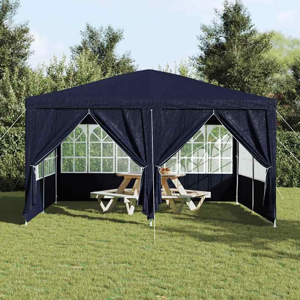 Tenda pra Festa 8 Lados Azuis 4x4 m PE