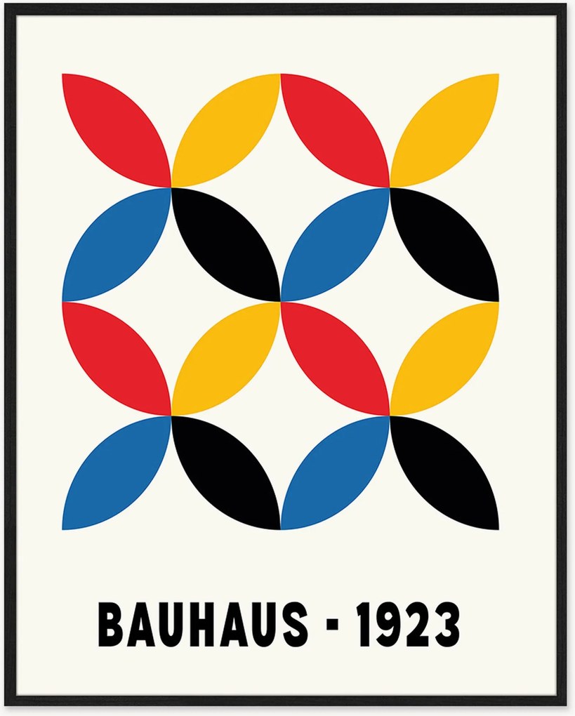 Impressão digital emoldurada Bauhaus - 1923