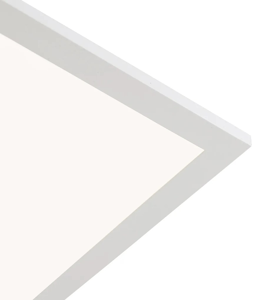 Luminária de teto de sistema moderno quadrado branco incl. LED - Pawel Moderno