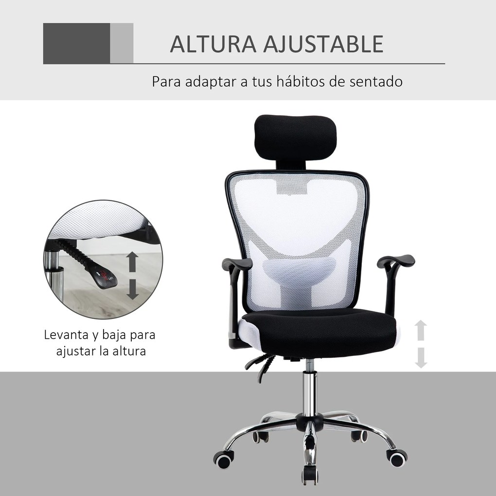 Cadeira de Escritório Ergonômica Cadeira de Escritório Giratória com A