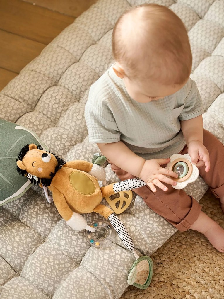 Boneco-doudou de atividades para pendurar, Tanzânia castanho