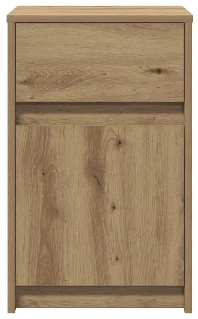 Criado-mudo LED 2 pcs carvalho artisiano 38 x 34 x 61 cm