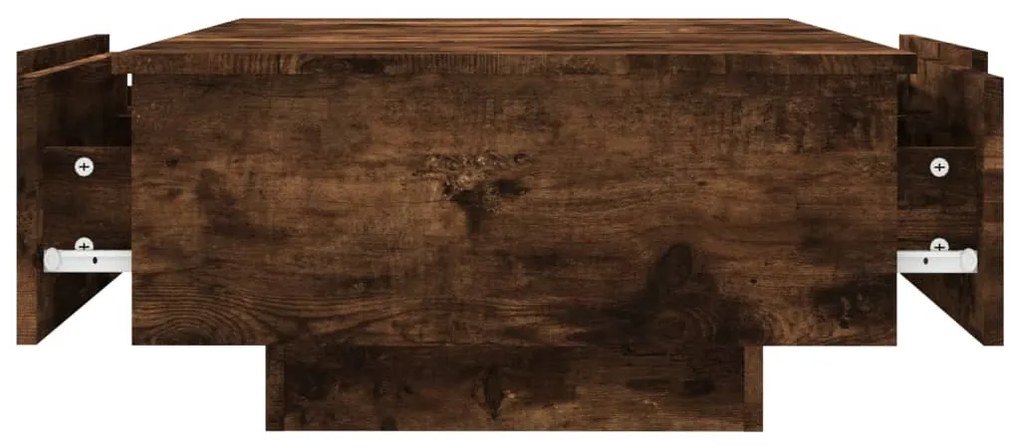 Mesa de centro 90x60x31 cm derivados de madeira carvalho fumado