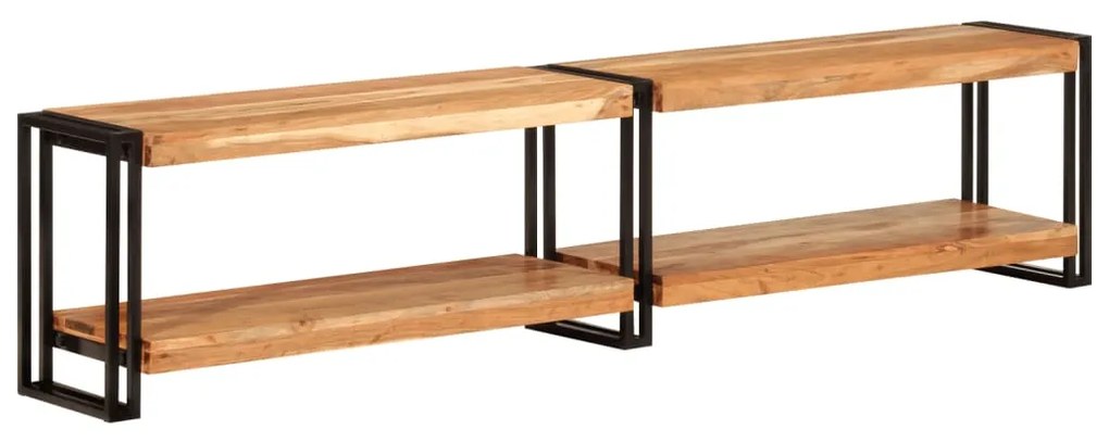 vidaXL Móvel de TV 180x30x40 cm madeira de acácia maciça