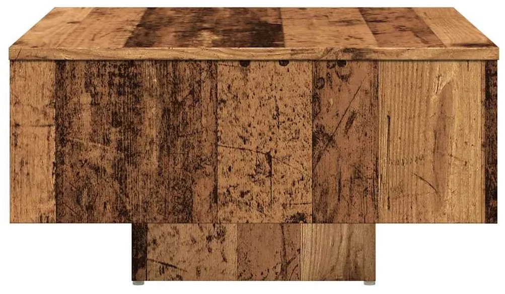 Mesa de centro 60x60x31,5 cm derivados de madeira madeira velha