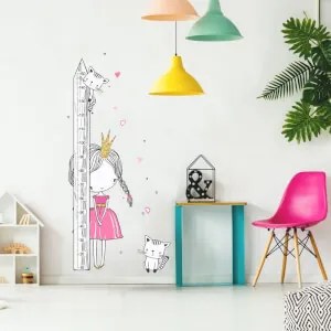 Medidor de parede INSPIO - Princesa com um gato