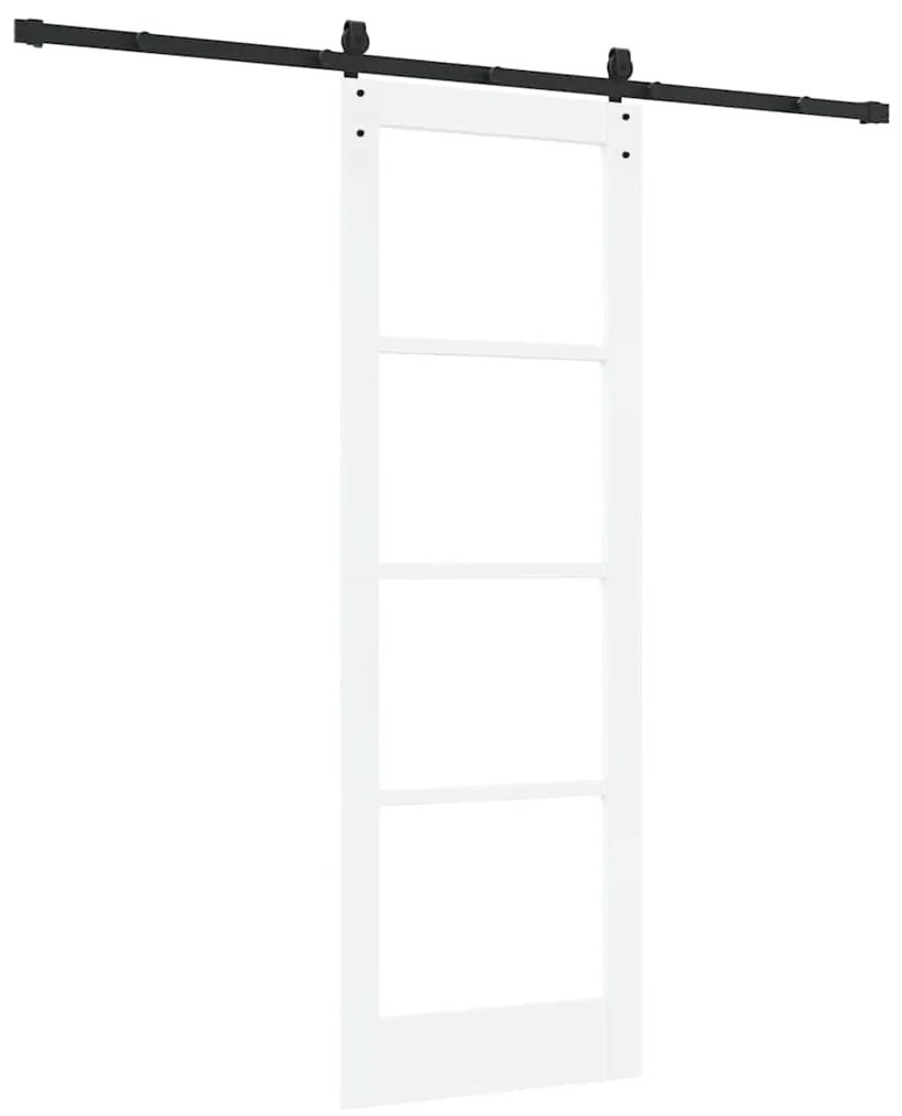 Porta Deslizante vidaXL com Conjunto de Ferragens 'ORKDAL'Branco 73.5x