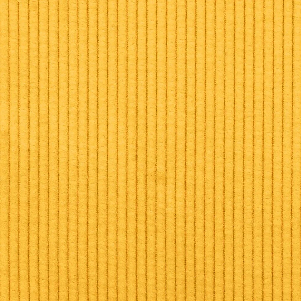 Poltrona 55 cm tecido corduroy amarelo-claro
