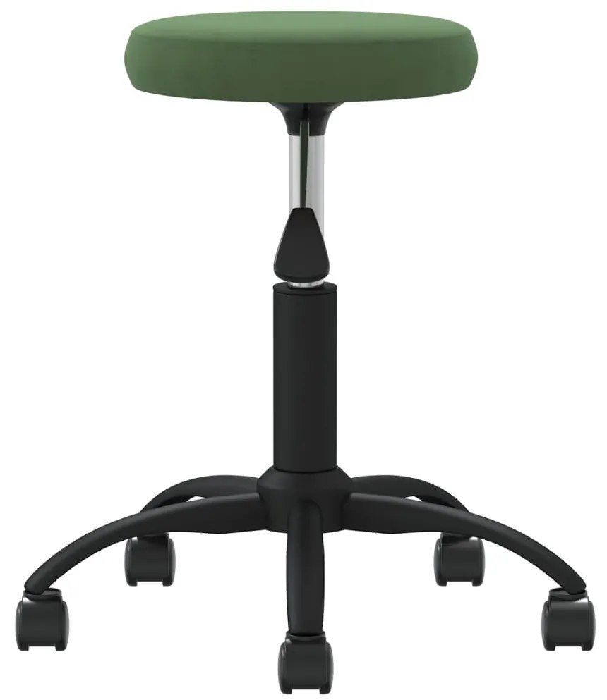 Cadeira de jantar veludo verde-escuro