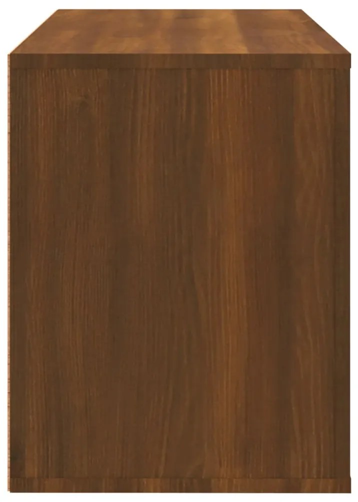 Sapateira 80x35x45 cm derivados de madeira carvalho castanho