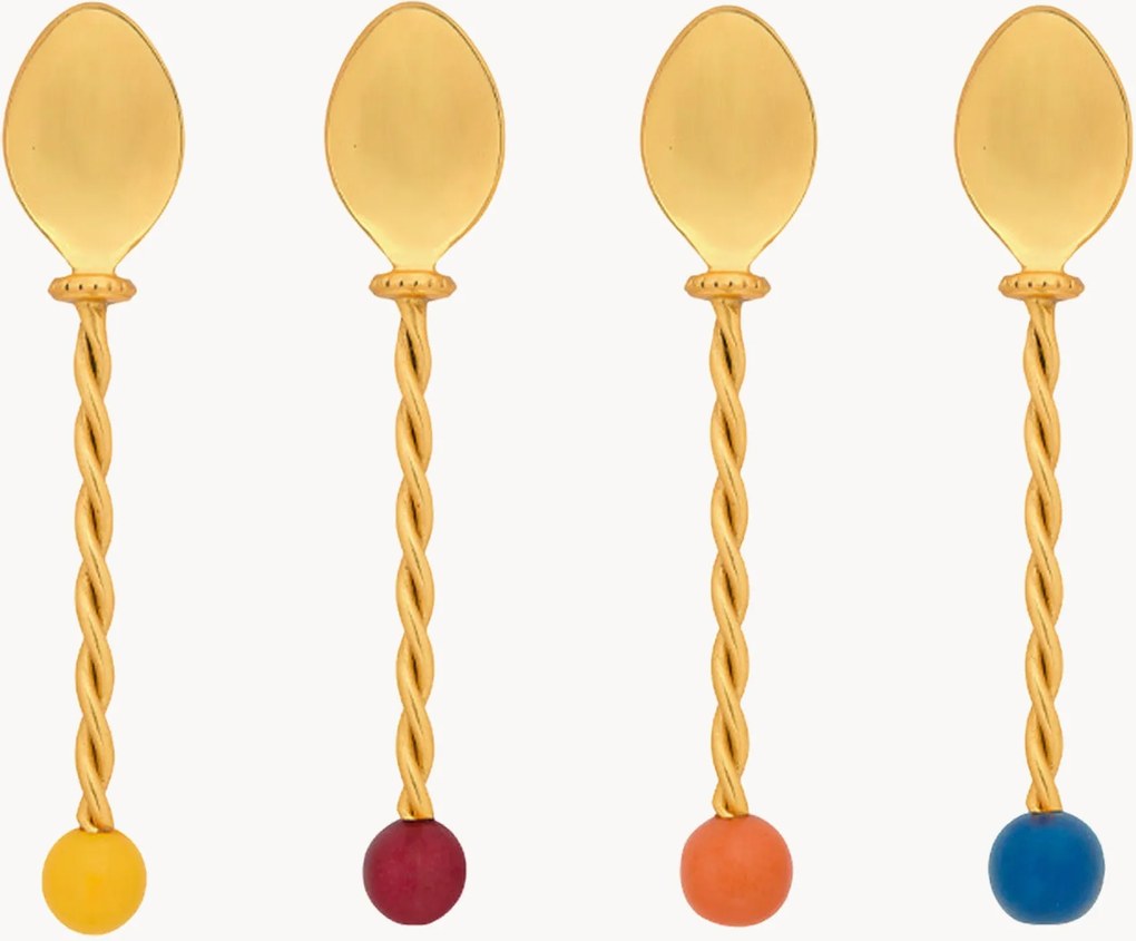 Colheres de sobremesa em aço inoxidável Torchon, conjunto de 4