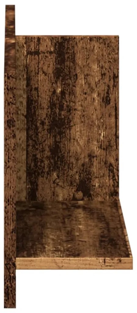 Armário de parede 70x16,5x30 cm deriv. de madeira madeira velha