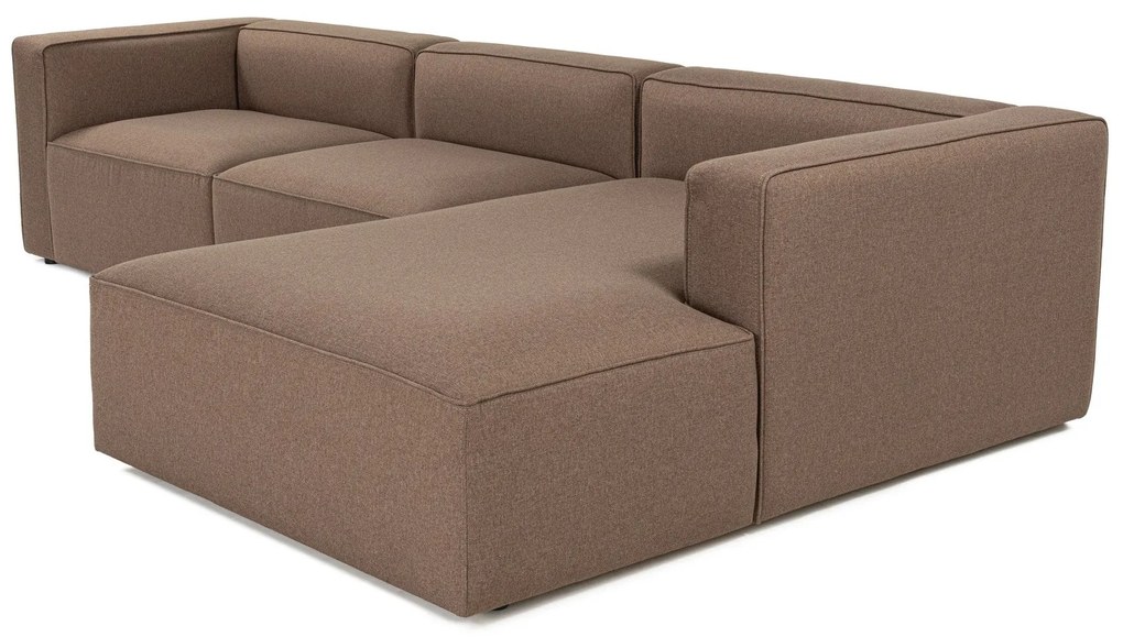 Sofá de Canto Mora XL – Castanho – 320 cm x 69 cm x 180 cm