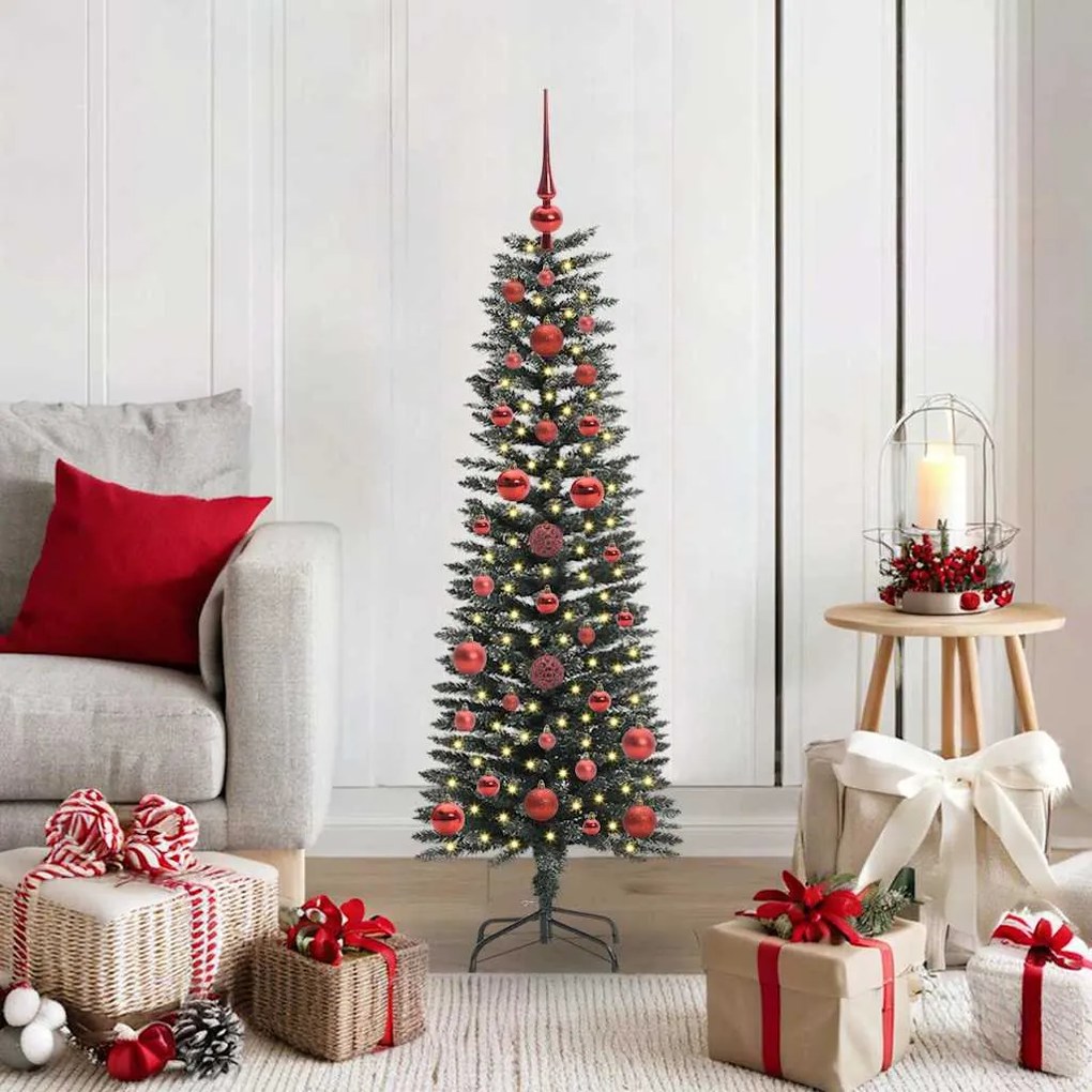 vidaXL Árvore de Natal Artificial Verde 120 cm PVC, Plástico e Aço