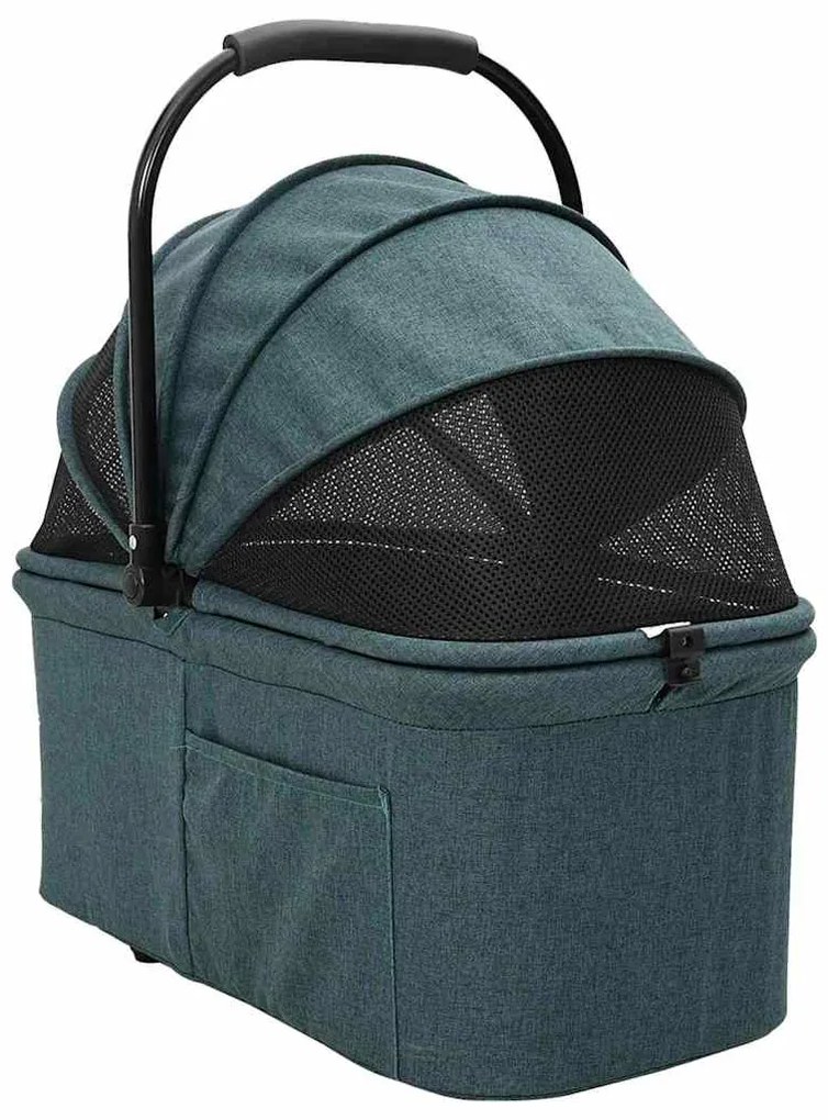 Carrinho de Pet Dobrável Verde 78 x 54 x 101 cm Tecido Oxford