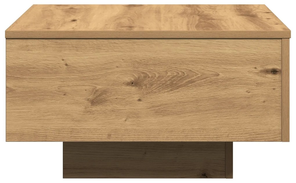 Mesa de Centro vidaXL Artisian Carvalho 55x55x31 cm em Madeira de Enge