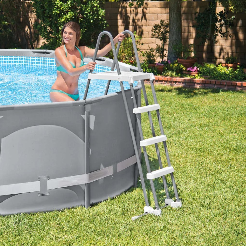 3202929 INTEX Escada de segurança para piscina 4 degraus 122 cm