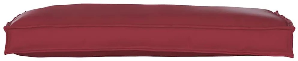 Capa de Palete para Banco Bordô 100x40x8 cm em Tecido Oxford