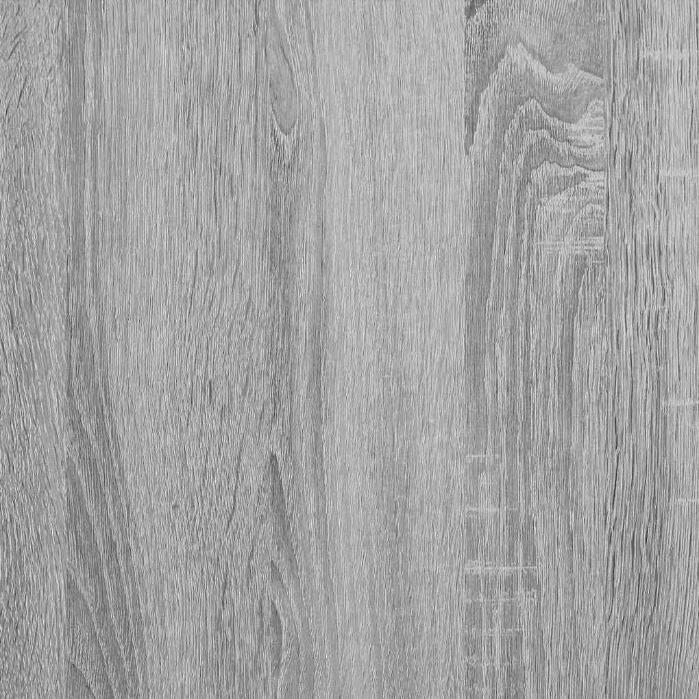 4 pcs Conjunto móveis casa de banho madeira proc. cinza sonoma