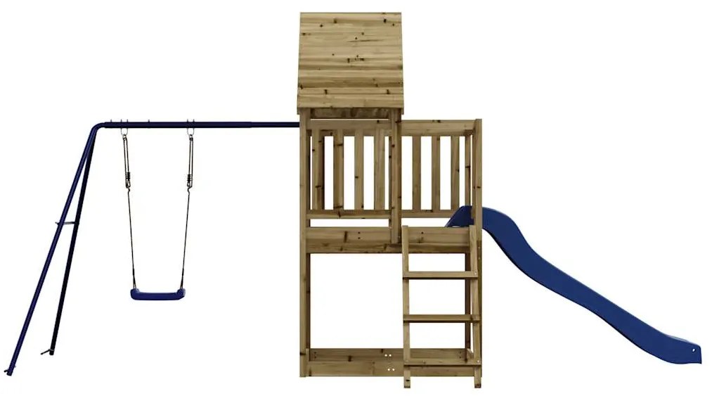 Conjunto de brincar para exterior madeira de pinho impregnada