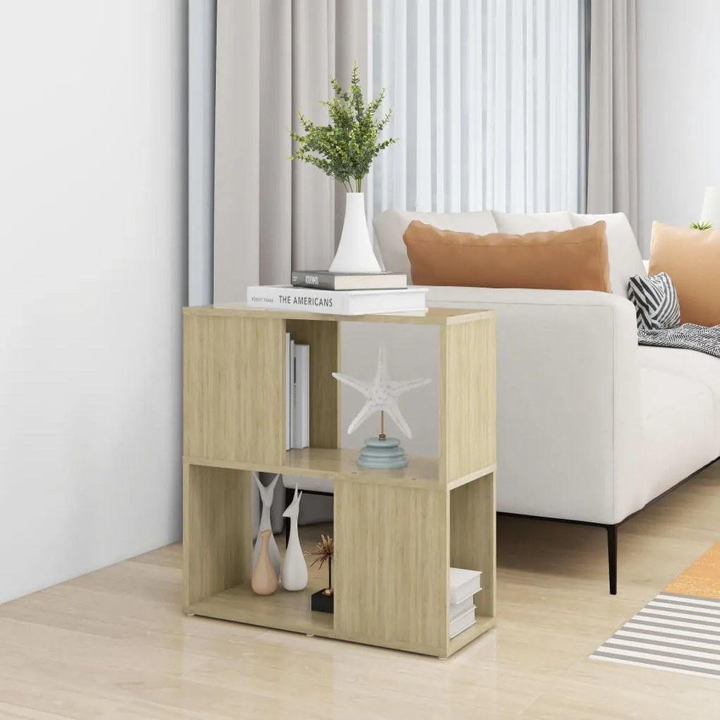 Estante 60x24x63 cm contraplacado cor carvalho sonoma
