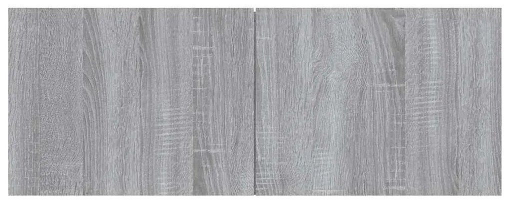 Móvel de TV 80x30x30 cm derivados de madeira cinzento sonoma