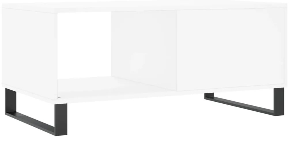 Mesa de centro 90x50x40 cm madeira processada branco