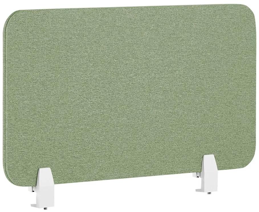 Painel divisor de secretária verde claro 80 x 40 cm WALLY Beliani
