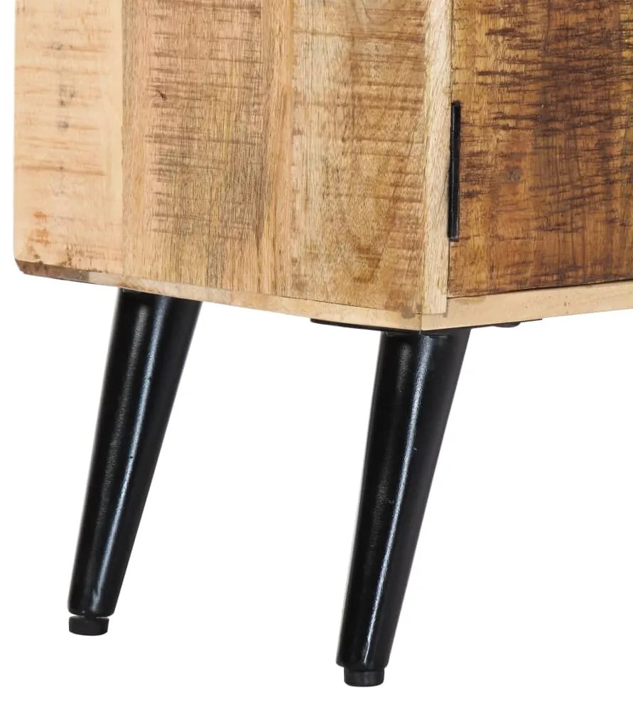 Móvel de TV 115x30x47 cm madeira de mangueira maciça