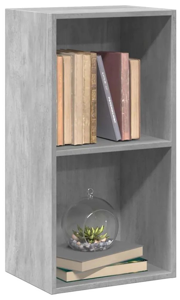 Estante 2 prateleiras 40x30x76,5 cm contraplacado cinza cimento