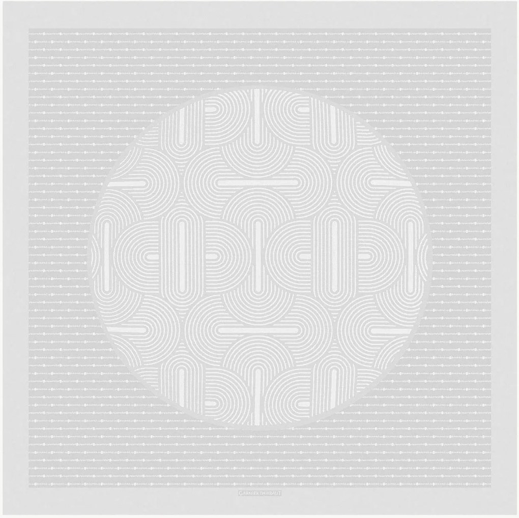 Toalha de mesa jacquard Le Cercle Blanc