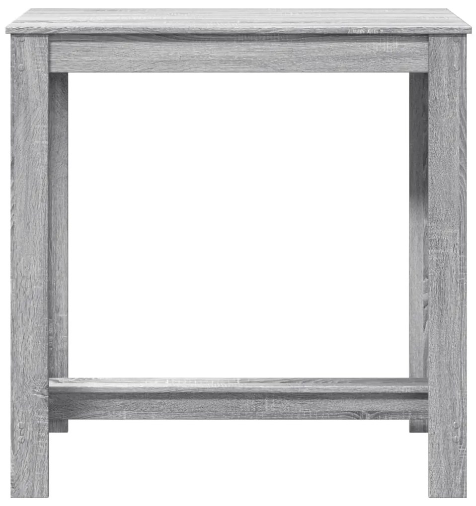 Mesa de bar 102x50x103,5cm derivados de madeira cinzento sonoma