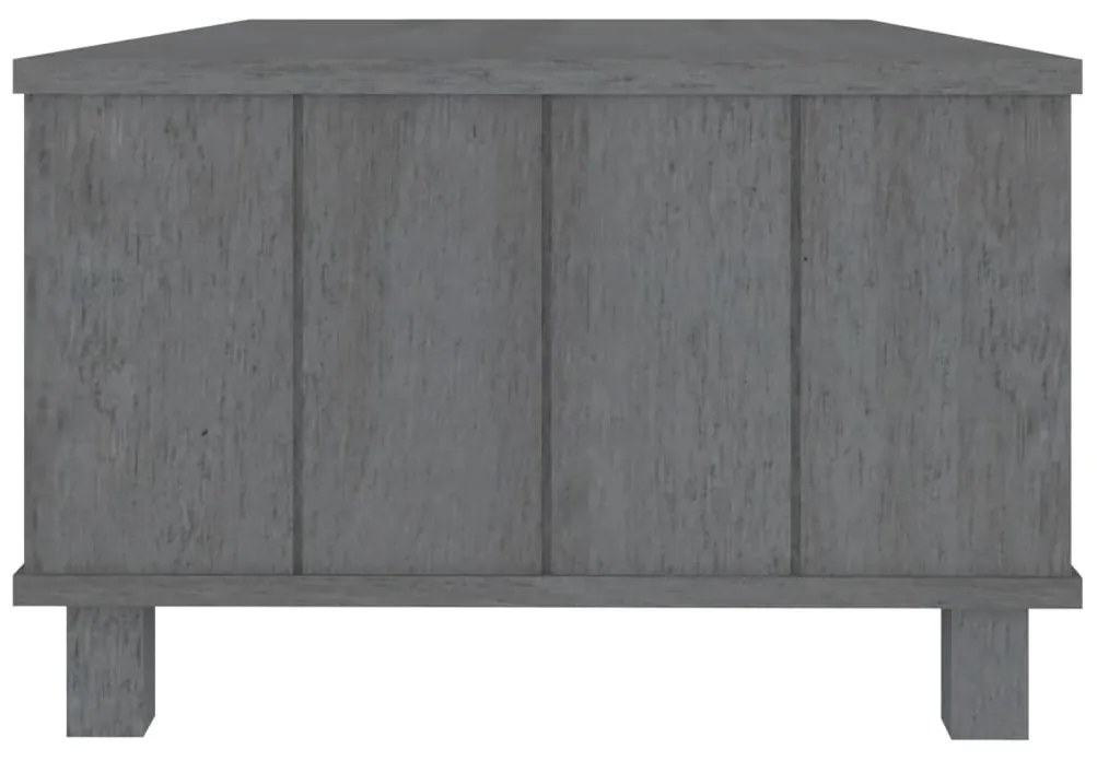 Mesa de centro HAMAR 100x55x35 cm pinho maciço cinza-escuro