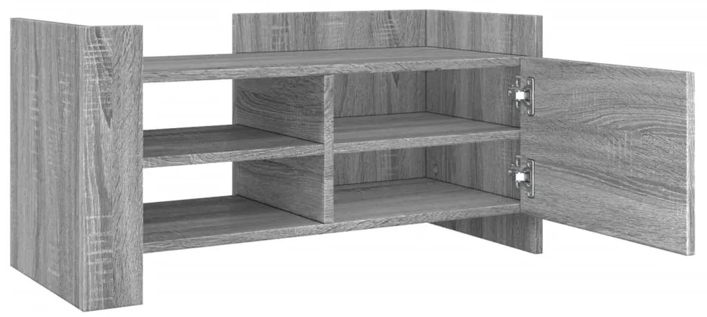 Móvel de TV 80x35x40 cm derivados de madeira cinzento sonoma