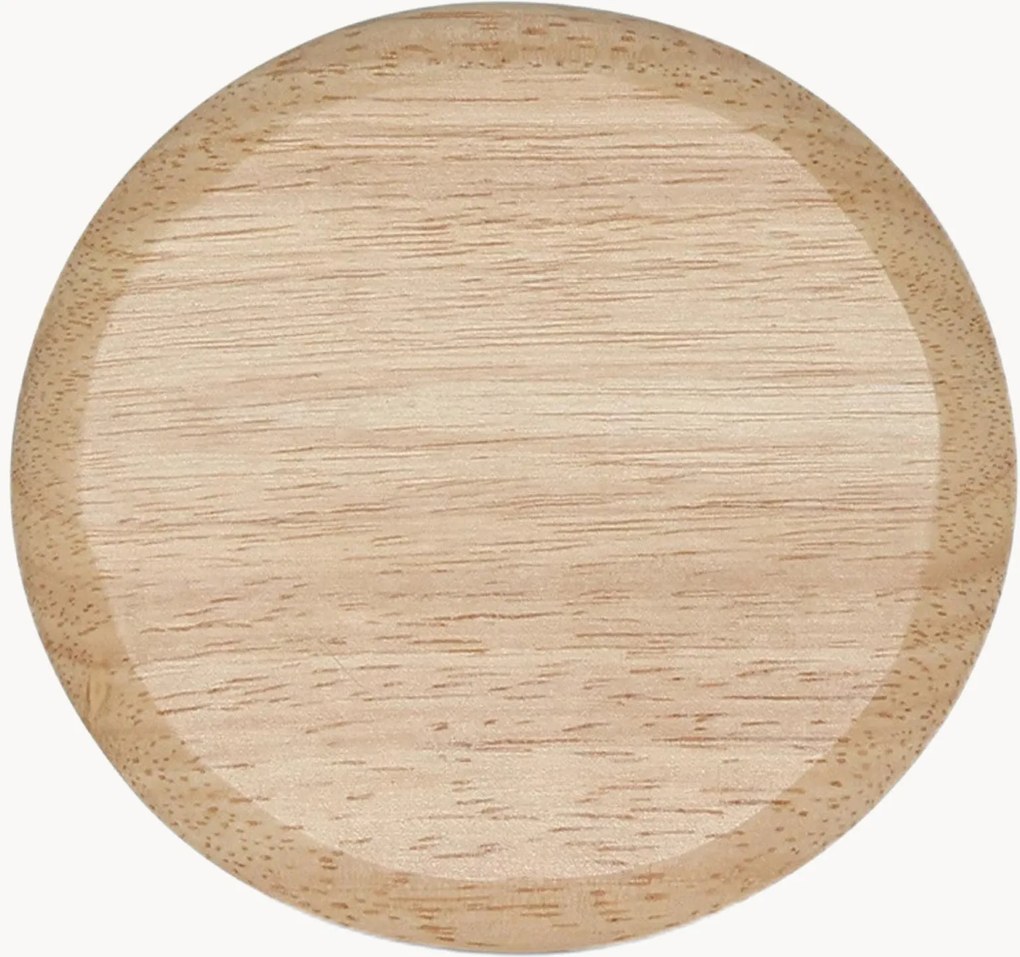 Bases para copos em madeira de seringueira Essenza, conjunto de 4