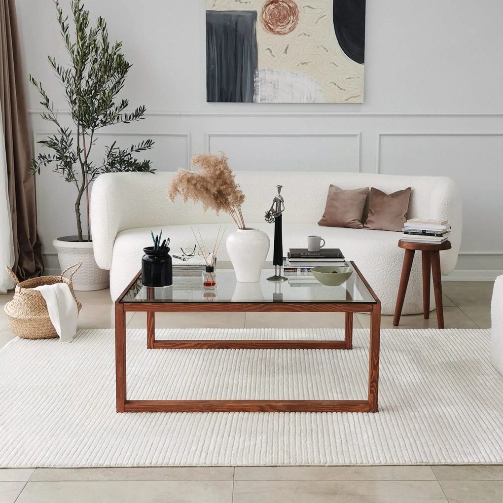 Mesa de Centro Via – Madeira – 90 cm x 40 cm x 90 cm