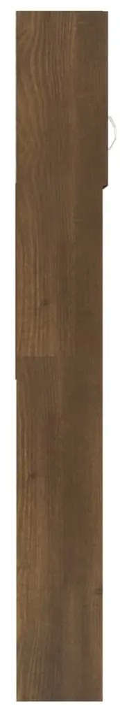 Armário Alto Leke de Casa de Banho - Nogueira - Design Moderno