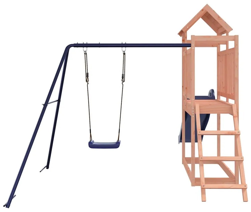 Conjunto de brincar para exterior madeira de douglas maciça