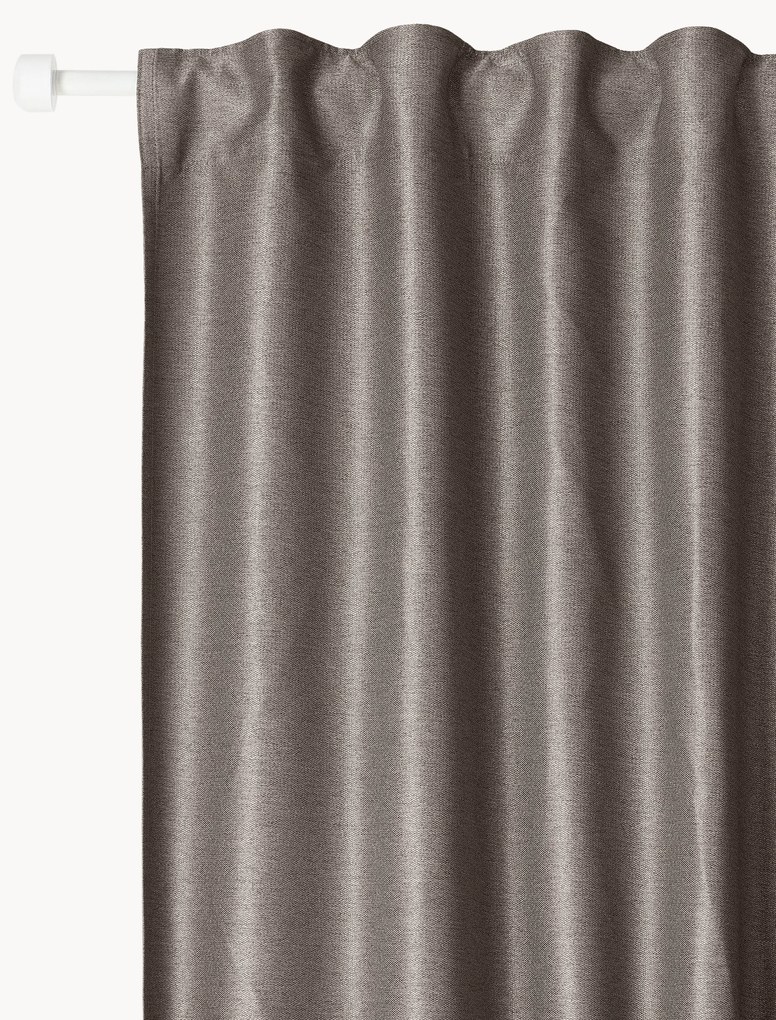 Cortinas blackout com multi-banda Asher, conjunto de 2