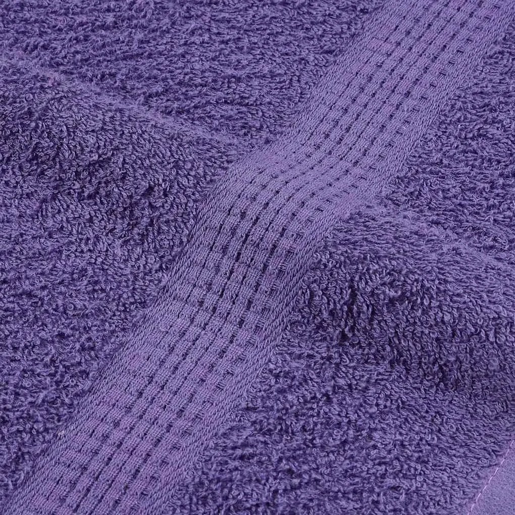 Toalhas 2 pcs 100x200 cm 360 gsm 100% algodão roxo