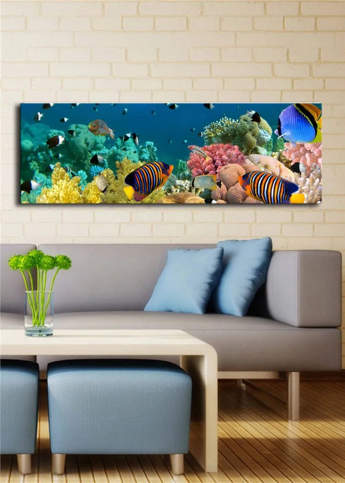 Pintura Decorativa em Tela com Luzes LED 3090DACT-13 – Multicolor – 30