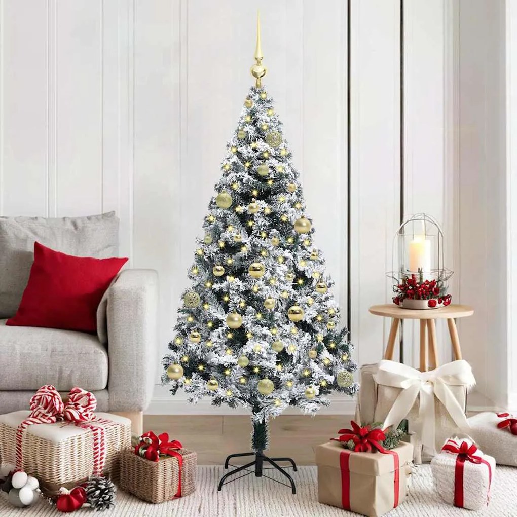vidaXL Árvore de Natal Artificial Verde 150 cm PVC, Aço e Plástico