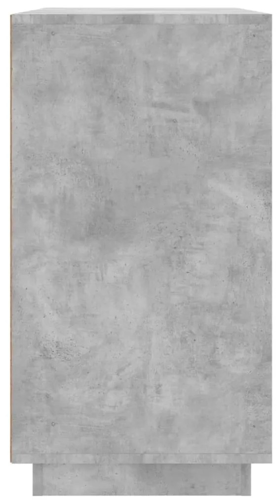 Aparador 80x34x75 cm derivados de madeira cinzento cimento
