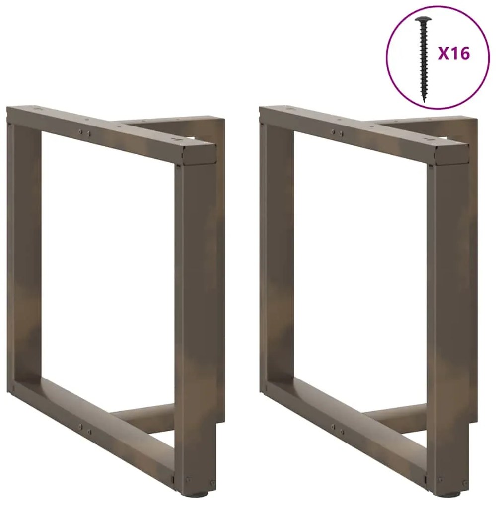 Pés de mesa de jantar em forma de T, 2 peças, preto, 90x35x(72-73) cm,