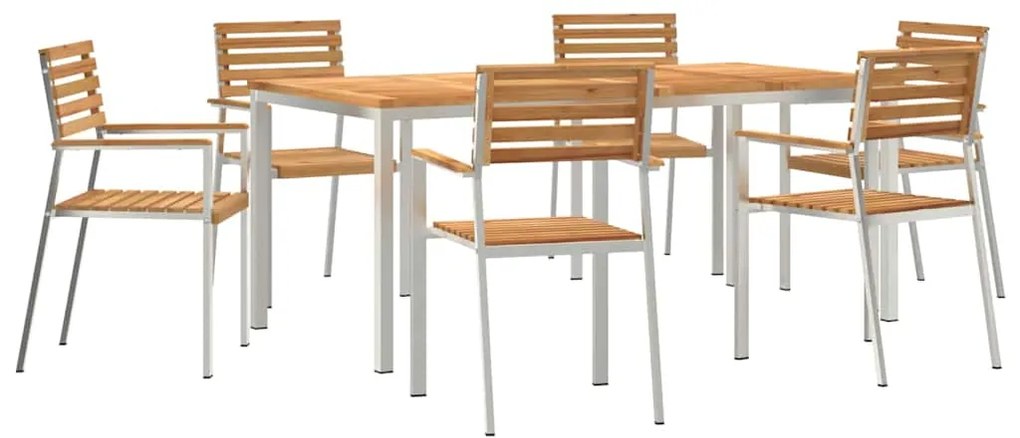 Conjunto de Jantar de Jardim 7 pcs