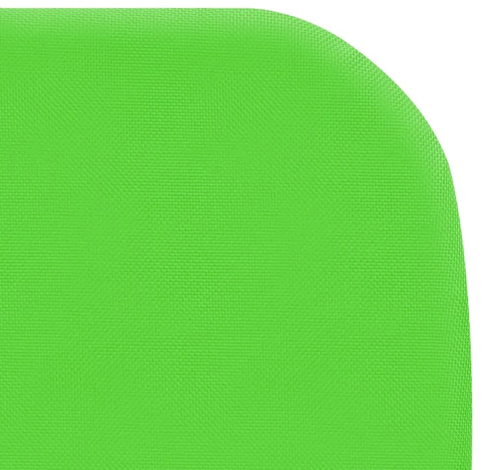 Espreguiçadeiras dobráveis 2 pcs aço e tecido verde